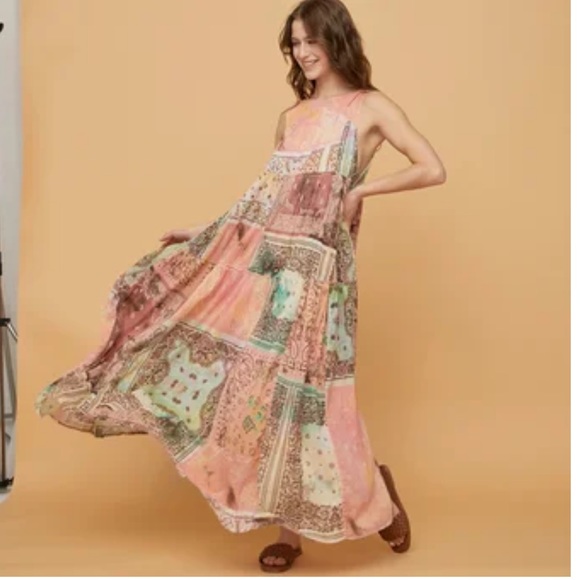 knee length dresses for ladies Patti Side Slit Maxi Dress